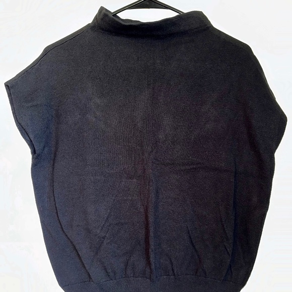 Ann Taylor Factory Black Mock neck Sweater - Picture 2 of 16
